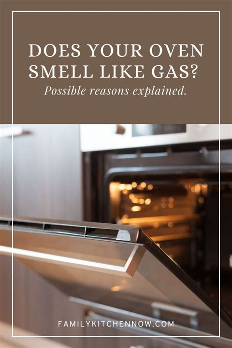 why my oven smells like gas